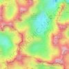 Carte topographique Picos de Europa, altitude, relief