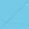 Carte topographique Montemont Islands, altitude, relief