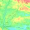 Carte topographique Kerlan, altitude, relief