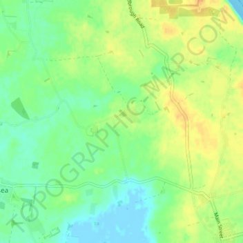 Carte topographique Owstwick, altitude, relief