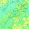 Carte topographique Lille, altitude, relief