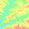 Carte topographique Cegonhas, altitude, relief