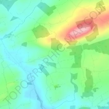 Carte topographique Derryclogh, altitude, relief
