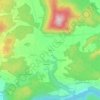Carte topographique Bach, altitude, relief