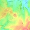 Carte topographique Le Chatelier, altitude, relief