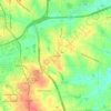 Carte topographique Greenfield, altitude, relief