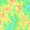 Carte topographique Idle Hour, altitude, relief