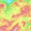 Carte topographique Sassomolare, altitude, relief