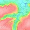 Carte topographique Le Rollet, altitude, relief