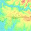 Carte topographique Krajan, altitude, relief