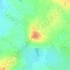 Carte topographique Mullagh, altitude, relief