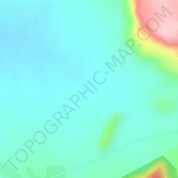 Carte topographique Jos Plateau, altitude, relief