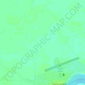 Carte topographique Hondon, altitude, relief