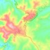 Carte topographique Bogo, altitude, relief