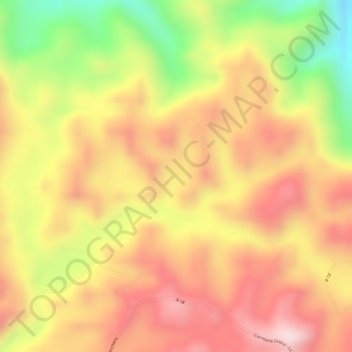 Carte topographique Tumaque Arriba, altitude, relief