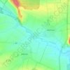 Carte topographique Hallerburg, altitude, relief