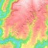 Carte topographique Léruech, altitude, relief