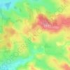 Carte topographique Montcocu, altitude, relief