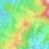 Carte topographique Loma del Viento, altitude, relief