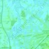 Carte topographique Bibelte, altitude, relief