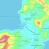 Carte topographique Anilao East, altitude, relief