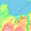 Carte topographique Saint-Efflam, altitude, relief