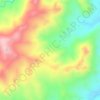 Carte topographique Chisquio, altitude, relief