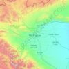 Carte topographique Kaschgar, altitude, relief
