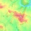 Carte topographique Grisy-les-Plâtres, altitude, relief