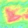 Carte topographique Harelaw, altitude, relief