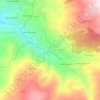 Carte topographique Derbaç (Radomirë), altitude, relief