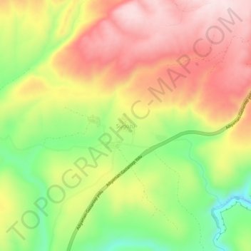 Carte topographique Sugözü, altitude, relief