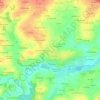 Carte topographique Le Chesnot, altitude, relief