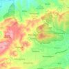 Carte topographique Wonosamodro, altitude, relief