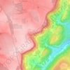 Carte topographique Orches, altitude, relief
