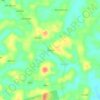 Carte topographique Pezzie, altitude, relief
