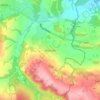 Carte topographique Honnay, altitude, relief