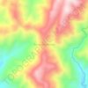 Carte topographique Rundum Highland, altitude, relief