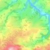Carte topographique Montrignat, altitude, relief