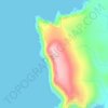 Carte topographique Fitful Head, altitude, relief