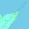 Carte topographique Tanjung Samalantakan, altitude, relief