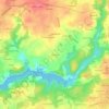 Carte topographique Kervegant, altitude, relief