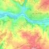 Carte topographique Codille, altitude, relief