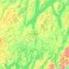 Carte topographique Kawartha Lakes, altitude, relief