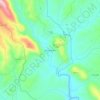 Carte topographique Martim Branco, altitude, relief
