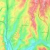 Carte topographique Ladera Ranch, altitude, relief