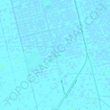 Carte topographique Al Taawun Thani, altitude, relief