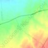 Carte topographique Dchaira الدشيرة, altitude, relief