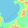 Carte topographique Gurney Bay, altitude, relief