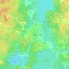 Carte topographique Ryd, altitude, relief
